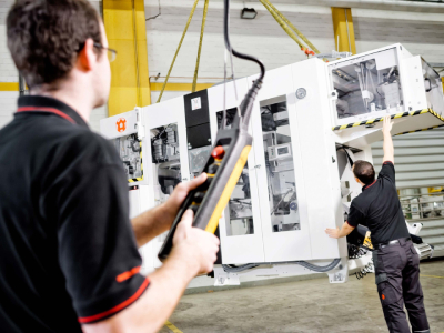 Установка и перемещение машины